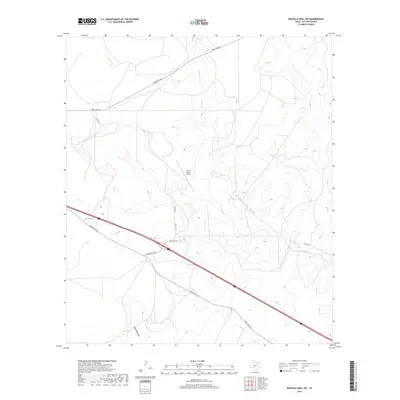 2019 Map of Buffalo Well SW, 2019 Print
