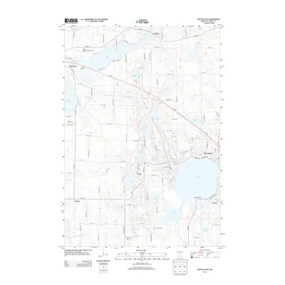 2013 Map of Buffalo West, 2013 Print