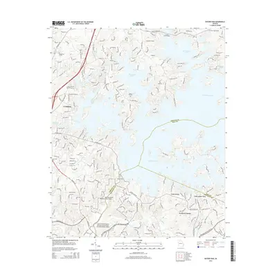 2014 Map of Buford Dam, 2014 Print