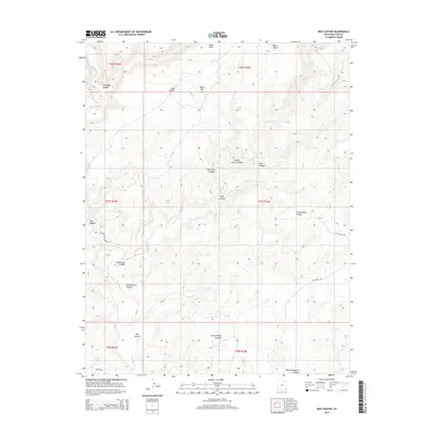 2014 Map of Bug Canyon, 2014 Print