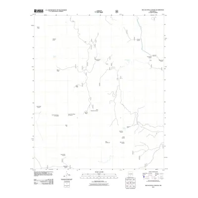 2011 Map of Bug Scuffle Canyon, 2011 Print