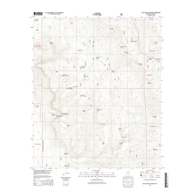 2013 Map of Bug Scuffle Canyon, 2013 Print