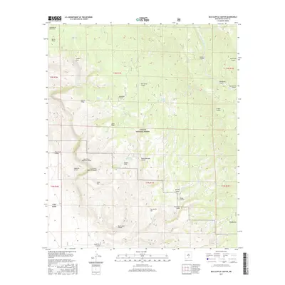 2017 Map of Bug Scuffle Canyon, 2017 Print