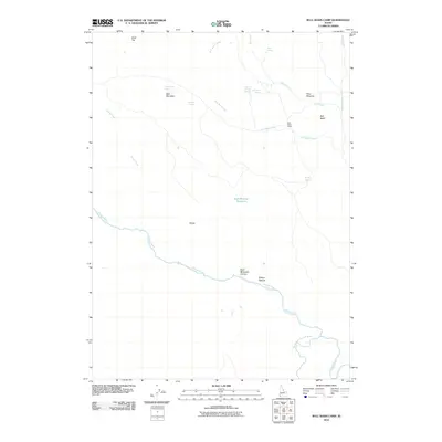 2010 Map of Bull Basin Camp, 2010 Print