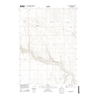 2013 Map of Bull Basin Camp, 2013 Print
