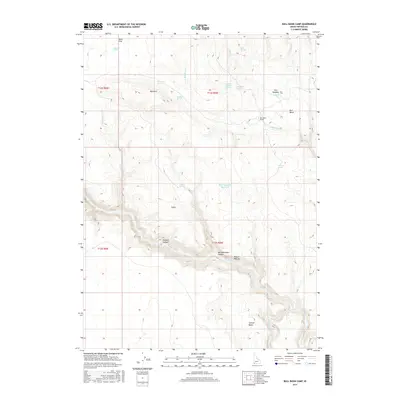 2017 Map of Bull Basin Camp, 2017 Print