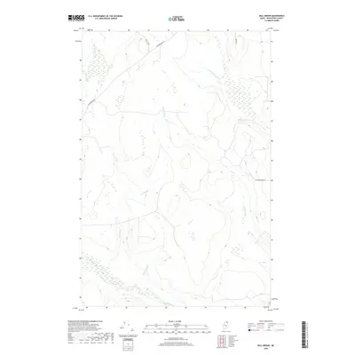 2018 Map of Bull Brook, 2018 Print