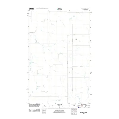 2011 Map of Bull Butte, 2011 Print