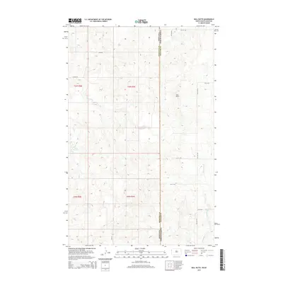 2014 Map of Bull Butte, 2014 Print