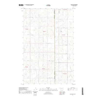 2017 Map of Bull Butte, 2017 Print