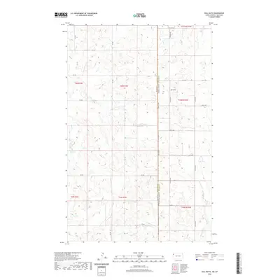 2020 Map of Bull Butte, 2020 Print