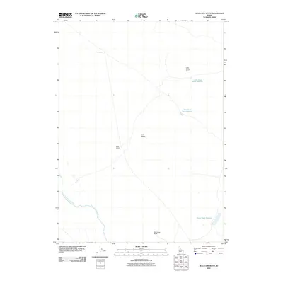 2010 Map of Bull Camp Butte, 2010 Print