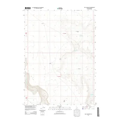 2013 Map of Bull Camp Butte, 2013 Print
