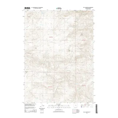 2015 Map of Bull Camp Peak, 2015 Print
