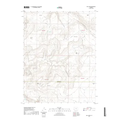 2019 Map of Bull Canyon, 2019 Print
