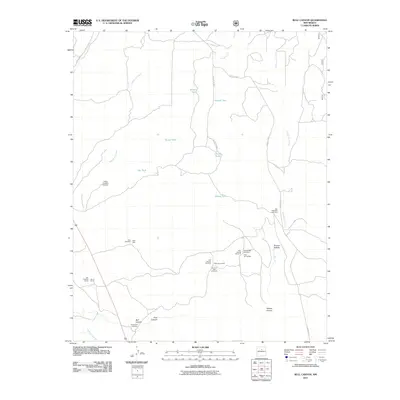 2011 Map of Bull Canyon, 2011 Print