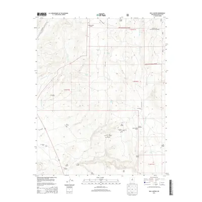 2013 Map of Bull Canyon, 2013 Print