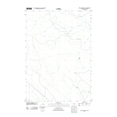 2012 Map of Bull Creek Butte, 2012 Print