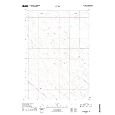 2017 Map of Bull Creek Butte, 2017 Print
