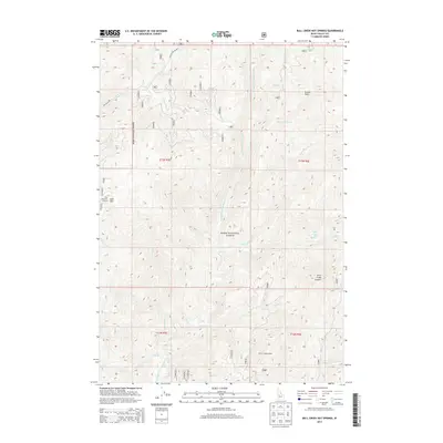 2013 Map of Bull Creek Hot Springs, 2013 Print