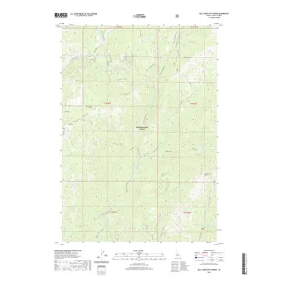 2020 Map of Bull Creek Hot Springs, 2020 Print