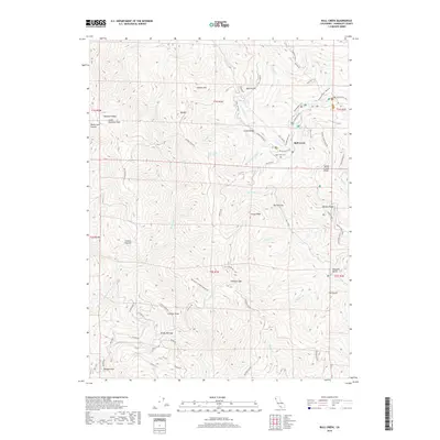 2018 Map of Bull Creek, 2018 Print