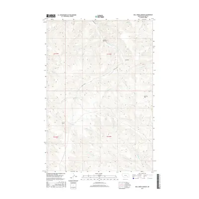 2017 Map of Bull Creek Lookout, 2017 Print