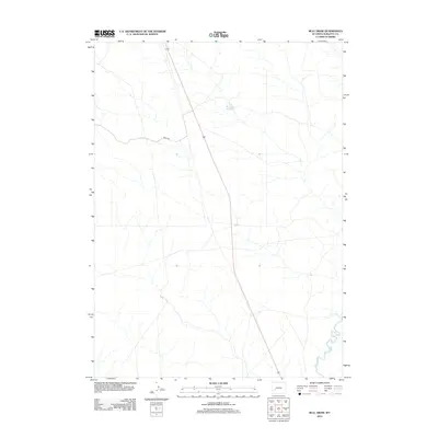 2012 Map of Bull Draw, 2012 Print