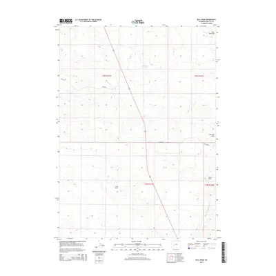 2015 Map of Bull Draw, 2015 Print