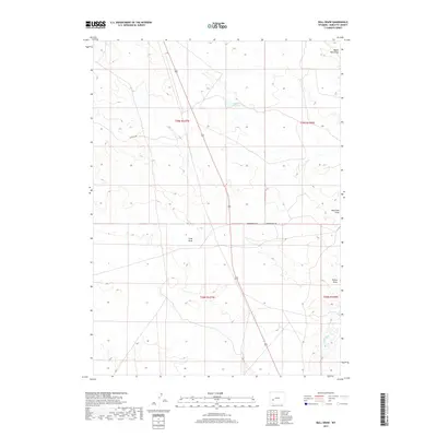 2017 Map of Bull Draw, 2017 Print
