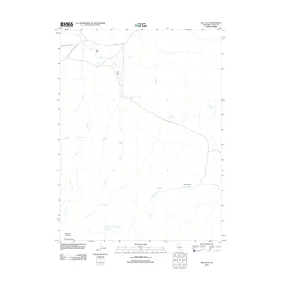 2012 Map of Bull Flat, 2012 Print