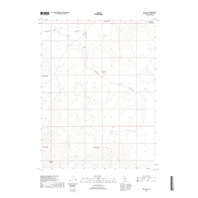 2018 Map of Bull Flat, 2018 Print