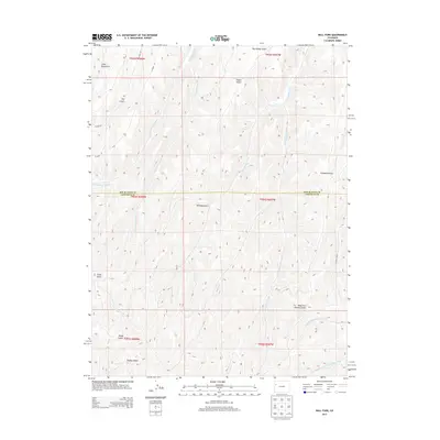 2013 Map of Bull Fork, 2013 Print