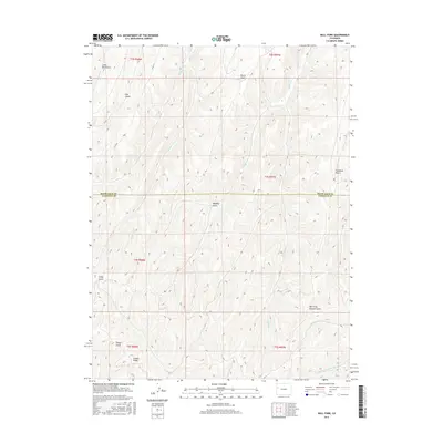 2016 Map of Bull Fork, 2016 Print