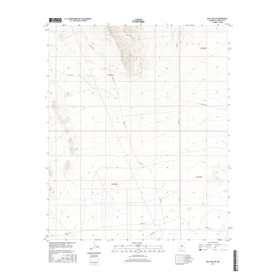 2017 Map of Bull Gap SW, 2017 Print
