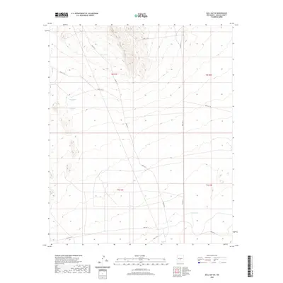 2020 Map of Bull Gap SW, 2020 Print