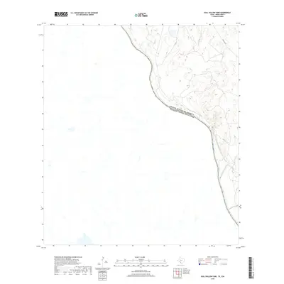 2019 Map of Bull Hollow Tank, 2019 Print