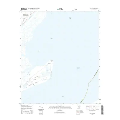 2014 Map of Bull Island, 2014 Print