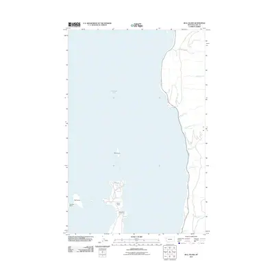 2011 Map of Bull Island, 2011 Print