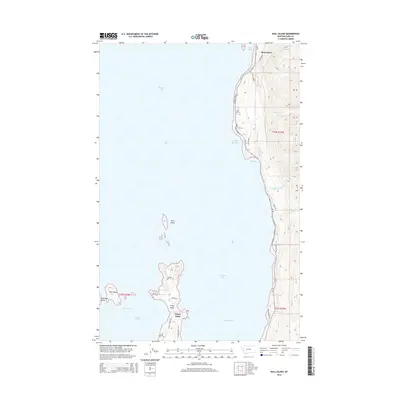 2014 Map of Bull Island, 2014 Print