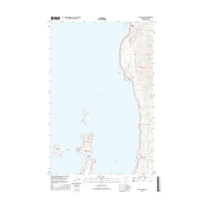 2017 Map of Bull Island, 2017 Print