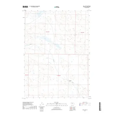 2017 Map of Bull Lake, 2017 Print
