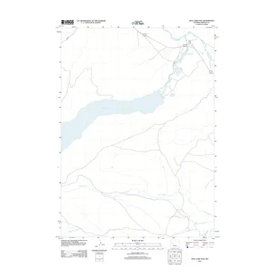 2012 Map of Bull Lake East, 2012 Print