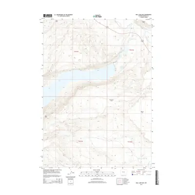2015 Map of Bull Lake East, 2015 Print