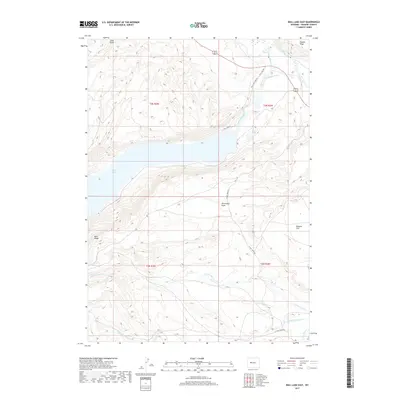 2017 Map of Bull Lake East, 2017 Print