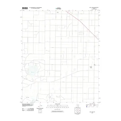 2010 Map of Bull Lake, 2010 Print