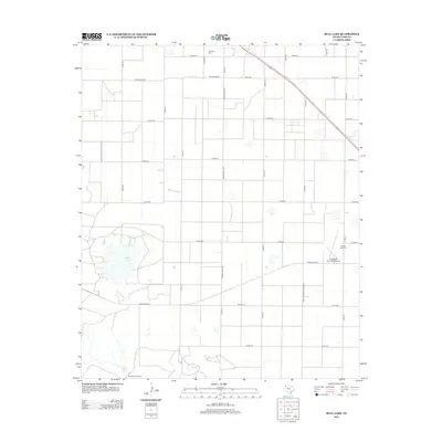 2012 Map of Bull Lake, 2012 Print