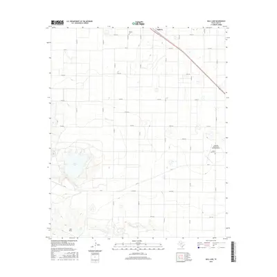 2016 Map of Bull Lake, 2016 Print