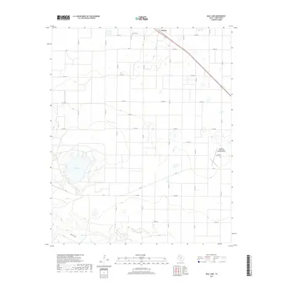 2019 Map of Bull Lake, 2019 Print