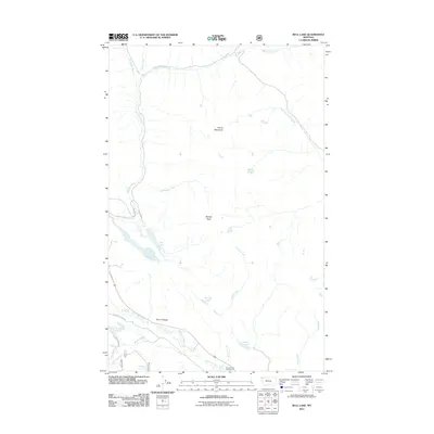 2011 Map of Bull Lake, 2011 Print